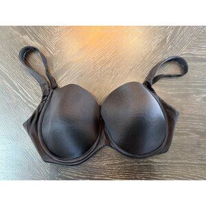 Soma Stunning Support Black Smooth Full Coverage Bra 36DDD Nylon/Spandex Womens